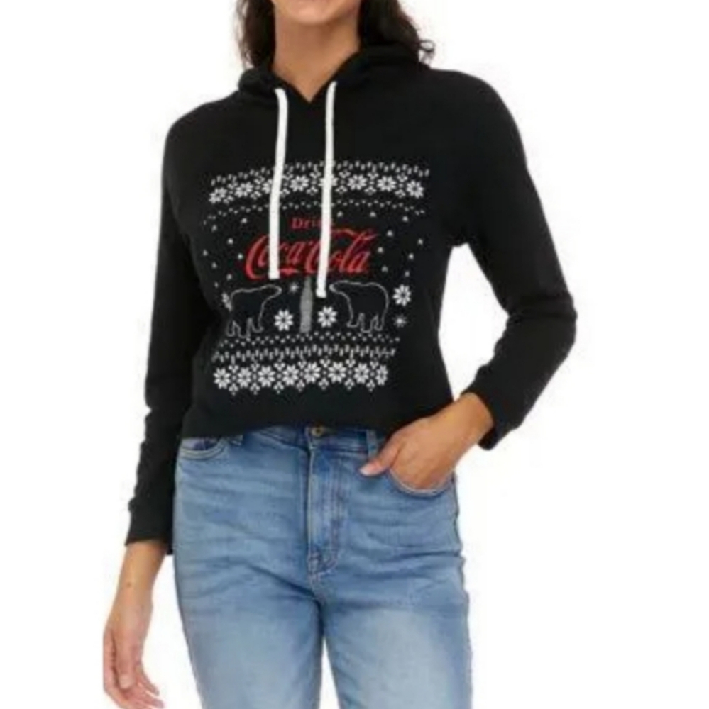Coca-Cola Graphic Long Sleeve Hoodie